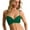 Green, variant on Alkepwun Bikini Tops for WomenSexy V Neck Twist Front Swimsuit Top Push Up Padded Bathing Suit Top Only