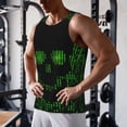 thumbnail image 5 of Pofeuu Numbers Skull Print Men's Workout Tank Tops Sleeveless Muscle Gym Shirt Quick Dry-4X-Large, 5 of 7