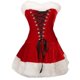 thumbnail image 3 of S-2XL Women Christmas Costumes Suit Xmas Party Sexy Red Velvet Dress Cosplay Santa Claus Costume Outfit Plus Size, 3 of 5