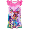 thumbnail image 2 of Robe Princesse Maison Complète Magique pour Fille Manches Courtes à Volants Robe Col Rond-Week, 2 of 4