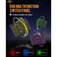 ZGBY 12 Gang Rgb Switch Panel Led Control Relay System For Jeep
