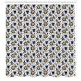 thumbnail image 3 of Ambesonne Cartoon Shower Curtain, Cactus Plant Leaves Lion, 69"Wx70"L, Multicolor, 3 of 5
