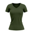 thumbnail image 2 of DondPO Oversized Tshirts for Women Short Sleeve Shirts Summer Print Large Short Sleeve Loose 3D Short Sleeve T Shirt Women's Print Womens Tops Summer Tops for Women Green L, 2 of 4