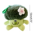thumbnail image 3 of Funny Broccoli Plush Doll, Cute Vegetable Stuffed Toy, Soft Hugging Pillow, Stress Relief Gift, Kids Birthday Present, Home Decor, Unique Kawaii Friend, Safe For Children, 3 of 8