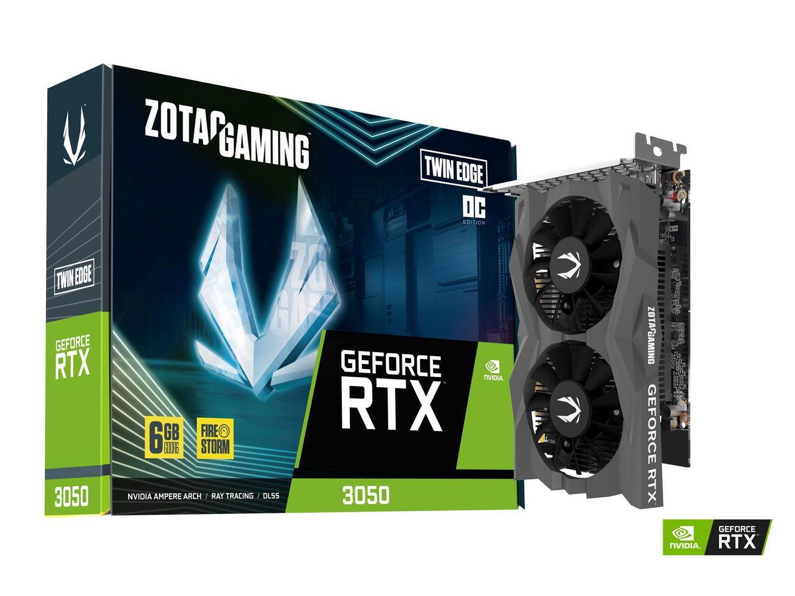ZOTAC Twin Edge OC RTX 3050 6GB GeForce RTX 3050 Graphics Card ZT-A30510H-10L