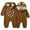 Brown, variant on MEZZALL Baby Girl Boy Deer Jumpsuit Knitted Overall Hooded Romper Fall Cute Warm Clothes Breathable, 0-3 Months