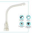thumbnail image 5 of Dura Faucet Faucet DF-PK210C-BQ Classical Series; Used For Kitchen; Single Piece 8 Inch Deck Mount; 10 Inch Hi-Rise Classical Spout; 2 Teapot Classical Handle, 5 of 5