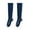 Type D, variant on Xinwanna 1 Pair Compression Stockings Striped Stretchy Long Tube Anti-Fatigue Sporty Socks for Running Climbing Riding (Type B,One Size)