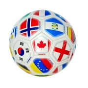 World Cup Ball Country Flags World Club National Teams Flag Soccer Ball Size 5 - A Grade