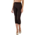 thumbnail image 2 of ToBeInStyle Women's One Size Studded Accent 32" Full Length Leggings, 2 of 7
