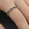 thumbnail image 4 of Bali Eternity Rope Infinity Ring .925 Sterling Silver Band Jewelry Female Male Unisex Size 7, 4 of 4