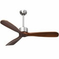 thumbnail image 2 of Canddidliike 52 Inch Modern Brushed Nickel Finish Ceiling Fan with Remote Control,, 2 of 8