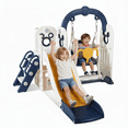 thumbnail image 3 of TLSUNNY 5-in-1 Kids Slide and Swing Set, Toddlers Slide & Climber with Basketball Hoop and Storage, for Indoor, Outdoor, Playground,Backyard, 3 of 12