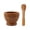 Brown, variant on Garlic Herb Spice Mixing Grinder Crusher Kitchen Bowl Smashing Tools-4 inch Spice Grinder Mortar and Pestle Set for Kitchen