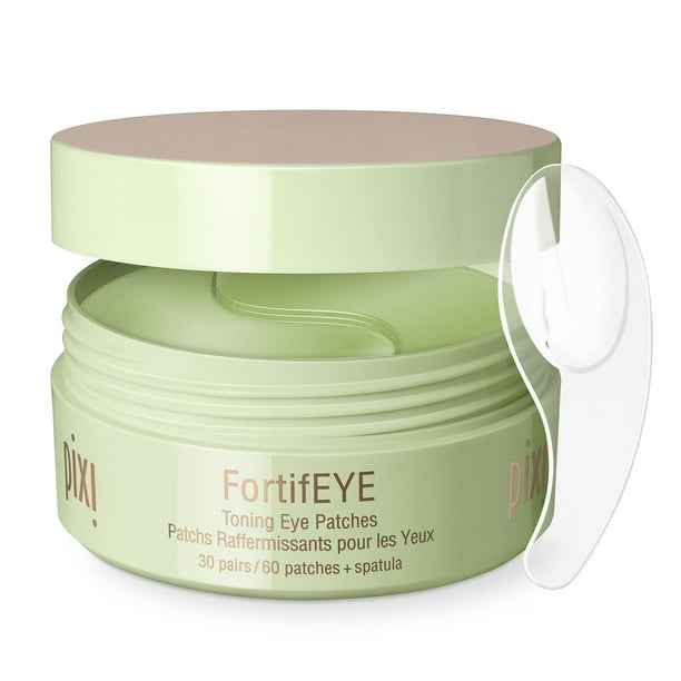 Parches de hidrogel para debajo de los ojos Pixi FortifEye Reafirmantes, 30 pares