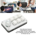 thumbnail image 3 of Mini 6 Key Keypad,One Handed Mechanical Keyboard With Knob,Wired Plug And Play Programmable Keyboard For Gaming Office, 3 of 8