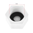 thumbnail image 3 of Unique Bargains G1/2 Pipe Fitting Cap, PPR Hex Female Thread Hose Connector with Gasket, White 6Pcs, 3 of 8