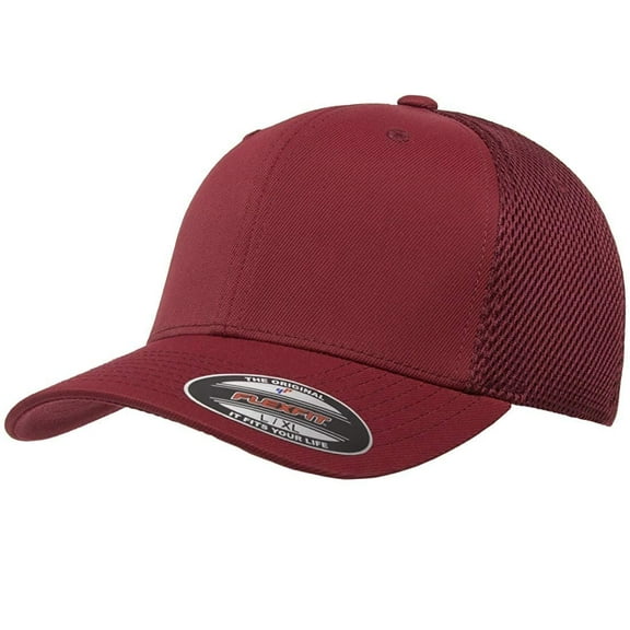 Flexfit Ultrafibre Airmesh Fitted Cap, Maroon, XX-Large