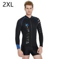 thumbnail image 2 of Traje de neopreno Top Top Thermal Chaqueta térmica Traje de buceo Plasta solar Traje de surf Traje de baño para aeróbicos de agua Piragüismo Surfing Kayak Negro XXL 3MM Inevent OD003697-04, 2 of 7