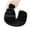 #01 Jet Black, variant on Benehair U Tip Hair Extensions 100% Remy Human Hair Pre Bonded U-tip Nail Keratin Fusion Glue Stick Tipped Blonde Hair Extensions 0.5g 100pcs