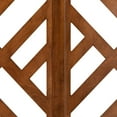 thumbnail image 6 of Baxton Studio Aliya Modern Walnut Brown Finished Wood King Size Headboard, 6 of 7