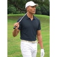 thumbnail image 6 of RICHCOIN Polo Shirts for Men Short Sleeve Classic Collared Casual Knit Golf T Shirt Summer Tops, 6 of 7