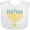 AA-White, variant on Inktastic Hanukkah Chanukah Menorah Boys or Girls Baby Bib