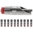 thumbnail image 1 of Miangastore 10pcs Pigs Waterer Automatic Piglets Feeders Stainless Steel Livestock Drinking Tools, 1 of 9