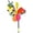 A, variant on 12IN DIY Cartoon Animal Windmill Kit, Colorful Rainbow Pinwheel Wind Spinner with Dog Bee Peacock Cutouts, Outdoor Yard Garden Lawn Party Decor Kids Handheld Wind Toy,D