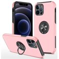 thumbnail image 1 of SZMLOGB Phone Case for iphone 13 Pro Max(6.7") with Ring Holder Shock Resistant Scratch Resistant PC Silicone Heavy Duty Protective Case-pink, 1 of 6