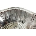 thumbnail image 4 of Pactogo 3 lb. Disposable Aluminum Foil Loaf Bread Baking Pan 10.75" x 4.5" x 2.31" - Heavy Duty Made in USA (Pack of 200), 4 of 5