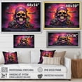 thumbnail image 4 of Designart "Flag of the Pirate Skeleton" People Framed Wall Art Decor - Modern Pink Pirate Hallway Framed Wall Art Decor, 4 of 6