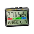 thumbnail image 4 of Fancyes Temperature Humidity Meter Indoor Hygrometer Freestanding Versatile Electronic Humidity Meter Weather Station for Living Room Black, 4 of 8