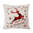 thumbnail image 1 of Injueey Fundas de almohada navideñas, funda de almohada de lino, funda de cojín de Navidad, sofá cama, dormitorio, coche, sala de estar, Suministros térmicos tipo 4 Injueey HA070184-04, 1 of 6