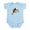 Sky Blue, variant on CafePress - Uganda Football Player Infant Bodysuit - Baby Light Bodysuit, Size Newborn - 24 Months