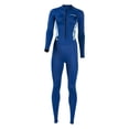 thumbnail image 2 of Traje de Baño de Cuerpo Completo Sunnimix con Cremallera Frontal Azul XS, 2 of 8