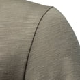 thumbnail image 5 of Ulitacool Men T Shirt Summer Solid Color V Neck Short Sleeved T Shirt Trend Clothing Khaki, 5 of 7
