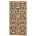 thumbnail image 5 of SAFAVIEH Courtyard Holly Geometric Indoor/Outdoor Area Rug, 5'3" x 7'7", Natural/Brown, 5 of 10