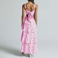 thumbnail image 2 of Summer Floral Backless Dress For Women Sexy Sweet Party With Vacation, 2 of 6