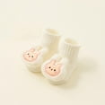 thumbnail image 2 of ZACPNCV Toddler Baby Floor Socks Animals Looped Knitted Socks Solid Color Cotton No Slip and Insulation Walking Socks Pink 1-3 Years, 2 of 7