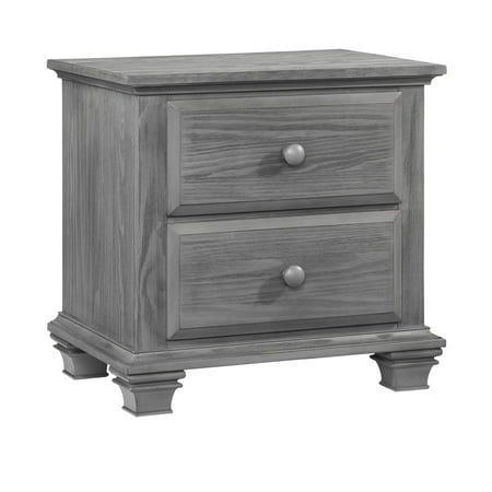 UPC: 0643019992012 | Oxford Baby Kenilworth 2-Drawer Nightstand Graphite Gray