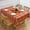 V45-orange Plaid, variant on Fall Tablecloth 60 x 102 Inch Orange Plaid Rectangle Table Cloth - Thanksgiving Autumn Oblong Polyester Tartan Plaid Table Cover Reusable Water Resistant for Holiday Party Kitchen Dining