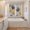 Gray, variant on Spring Tulips Flower Kitchen Curtains Window Panels, Vintage Floral Barn Doors Rustic Beige Insulated Window Treatment Curtain, Grommet Curtains for Bedroom/Living Room/Bathroom, 2 Piece 42"Wx63"L