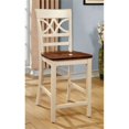 thumbnail image 2 of Furniture of America Maxey Wood 9-piece Extendable Counter Dining Set in White, 2 of 4