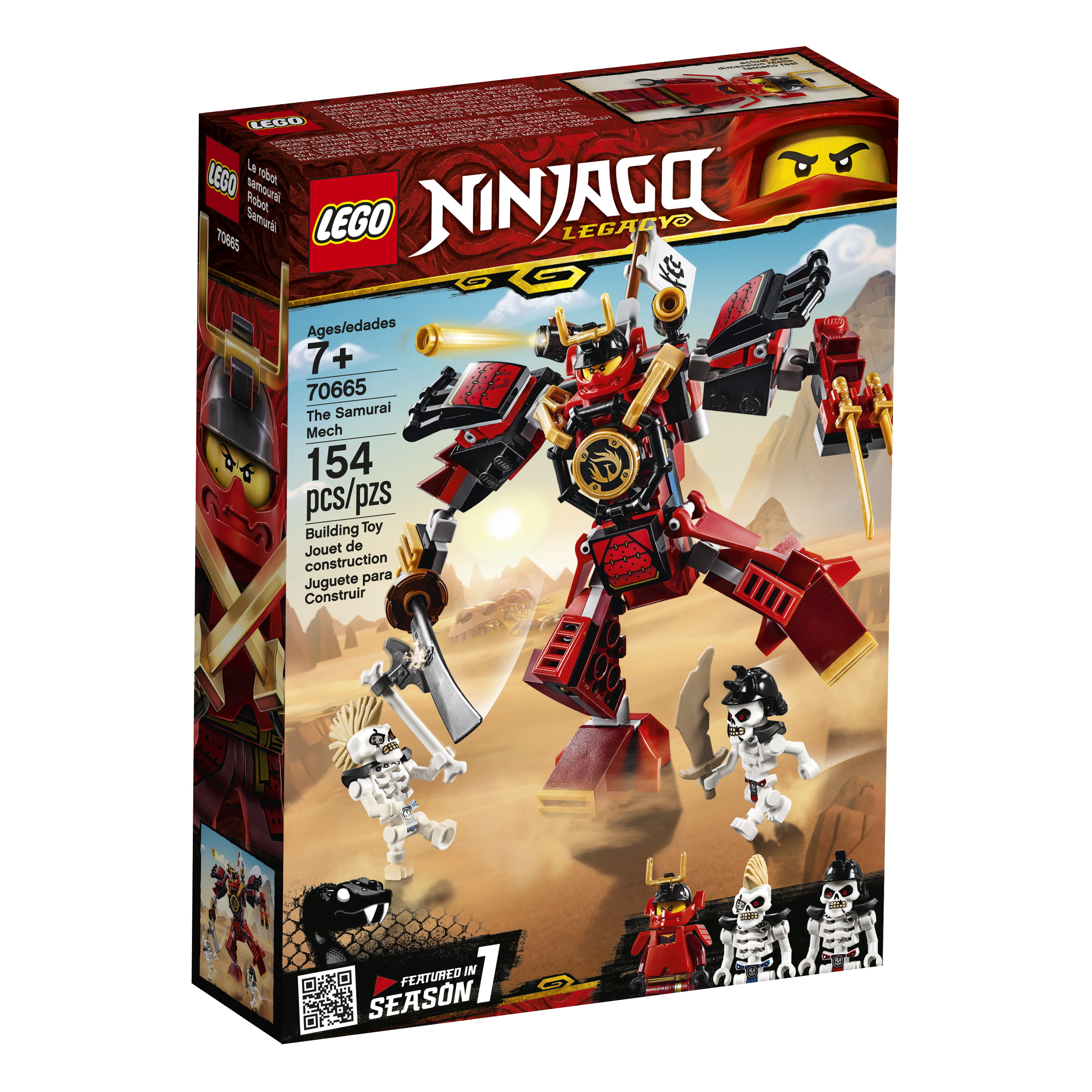 for sale online LEGO The Samurai Mech Ninjago 70665 