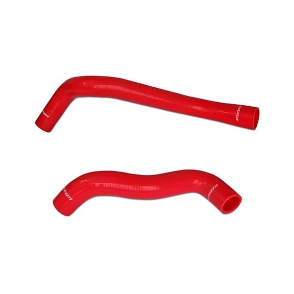 Mishimoto MMHOSE-F250D-99RD Silicone Radiator Hose Kit Compatible With Ford 7.3 Powerstroke 1999-2000 Red