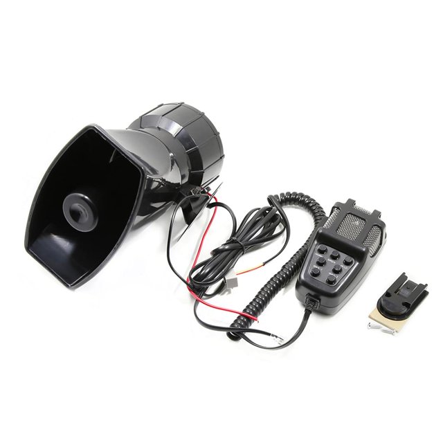 Coche megáfono 7 tonos alarma bocina 12V 110dB altavoz alarma de incendio ambulancia Drone policía sirena Adepaton LL-0521