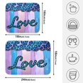thumbnail image 2 of Ryvnso Love with Leopard Dish Drying Mat for Kitchen Countertop 18x24 Large Dish Pad Drainer Rack Dish Sink Mats, 2 of 7