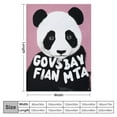 thumbnail image 4 of HENGT Panda Blanket Cute Panda Plush Throw Blanket Super Soft Cozy Warm Just A Girl Who Loves Panda Bedding Blanket Gifts for Kids Girls Boys Women, 4 of 6