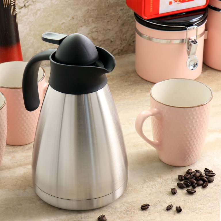 Mr. Coffee Olympia 1 Quart Insulated Stainless Steel Thermal